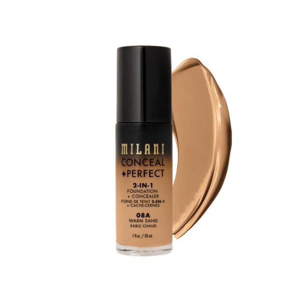 Milani Conceal + Perfect 2-in-1 Foundation + Concealer Cruelty-Free Liquid Found